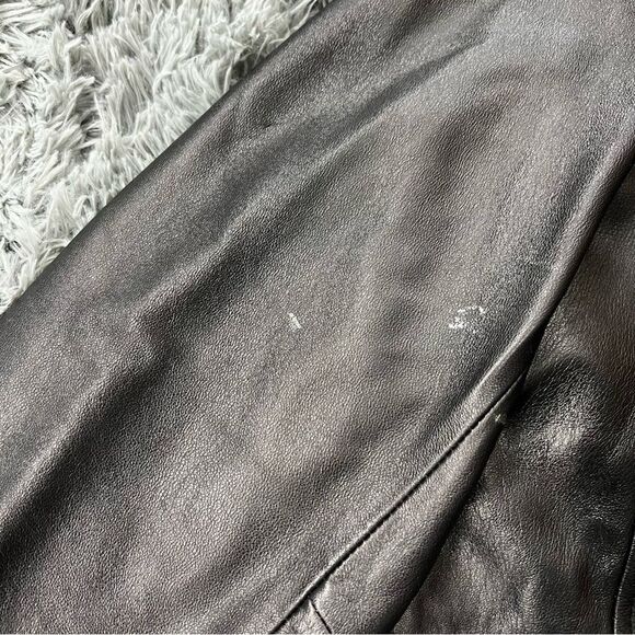 Pelle Studio Wilson’s Two Button Black Leather Jacket Size 1x - Picture 4 of 9